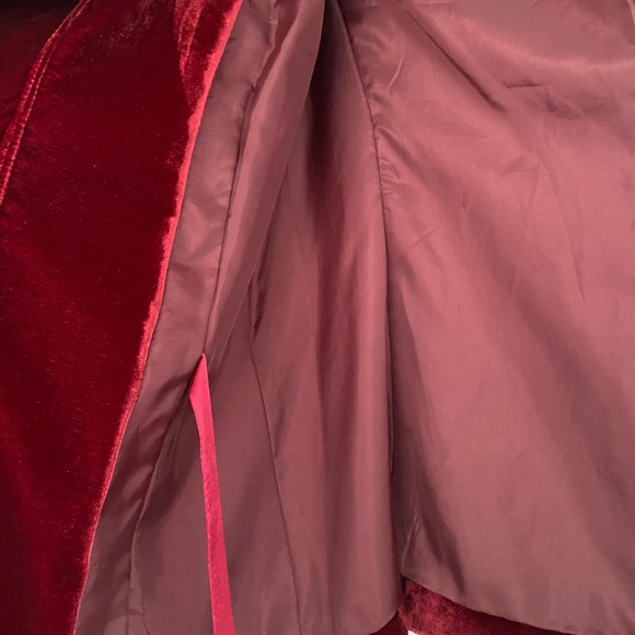 Vintage velvet long sleeve dressy jacket - Picture 6 of 9